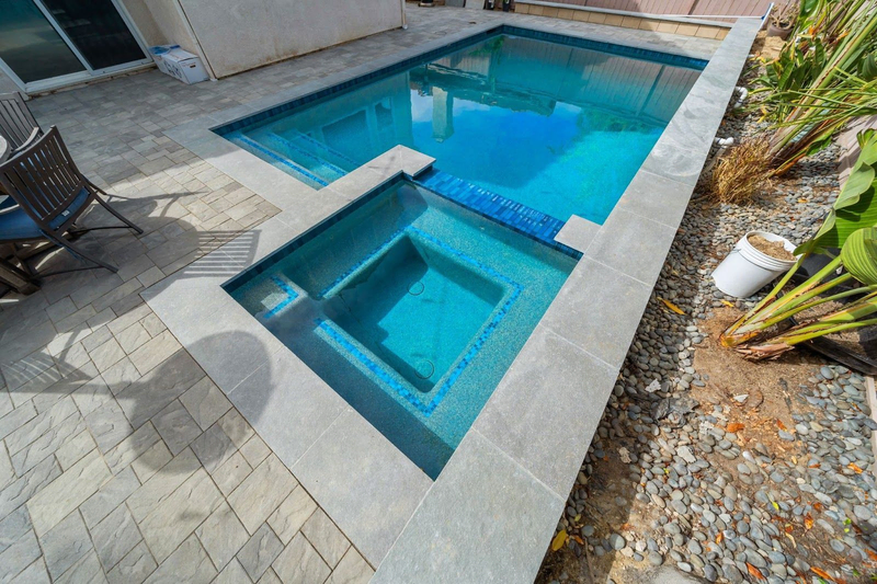 Luxury spa and pool design by California Custom Pools